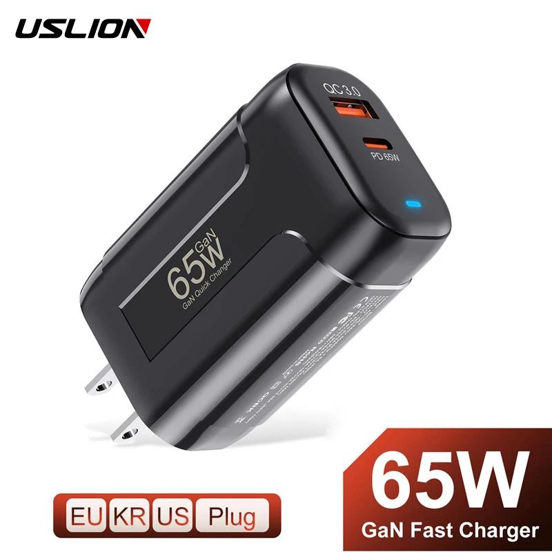 USLION 65W GaN USB C , Ʈ, е, Ʈ,  , PD Ÿ-C,  15, 14, 13, 12  ƽ